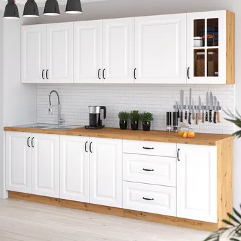 Kuchyňská linka Kuchyňská linka STILO ab | 260 cm | PREMIUM BOX | B verze | artisan/bílá