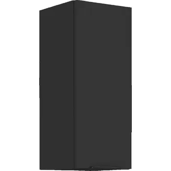Kuchyňská skříňka SIENA | horní skříňka 30 G-72 1F s policemi | 30 cm | UNI dvířka | černá