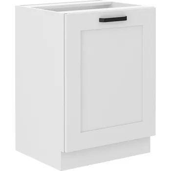 LUNA bb | dolní skříňka 60 D 1F s policí | 60 cm | UNI dvířka | bílá mat