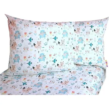 Povlečení Baby Nellys 2 dílné bavlněné povlečení 140 x 200 - Forest girl Velikost povlečení: 140x200/70x80, Rozměry polštáře: 70 x 80, Rozměry přikrývky: 140 x 200