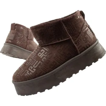 Dívčí sněhule Lee Cooper snow boots women winter fashion fur insulated boots dark brown dámské 40