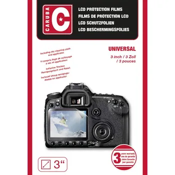 Caruba ochranná folie na LCD displej 3,0", 3 kusy (Caruba LCD Screen Protector Universal 3,0")