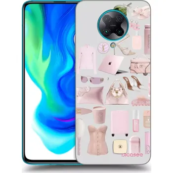 Pouzdro na mobilní telefon Picasee silikonový průhledný obal pro Xiaomi Poco F2 Pro - Glam Babe