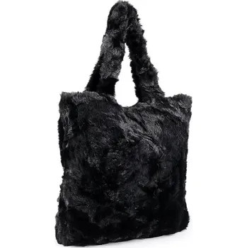 Kabelka Kožešinová kabelka 36x37 cm, barva 2 černá