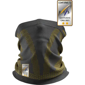 Sportovní čelenka Iron-ic FIS ** lyžařský nákrčník s certifikovanou ochranou proti prořezu hranami lyží při pádu Barva: Grey, Velikost: one size