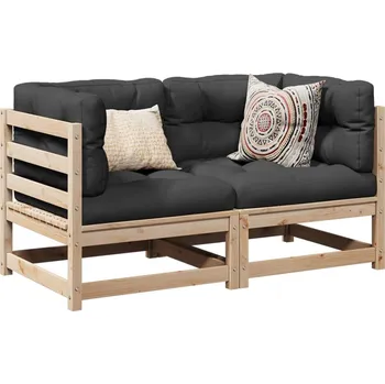 Zahradní sestava vidaXL 2dílná zahradní sedací souprava masivní borové dřevo