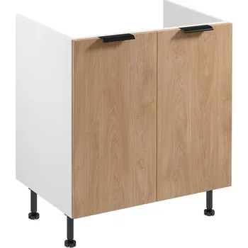 Kuchyňská skříňka SORENTO bp | dolní skříňka D80Z dřezová | 80 cm | bílá/puccini