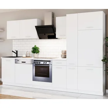 Kuchyňská linka Kuchyňská linka TONI | 300 cm | S PRACOVNÍ DESKOU | bílá/bílá