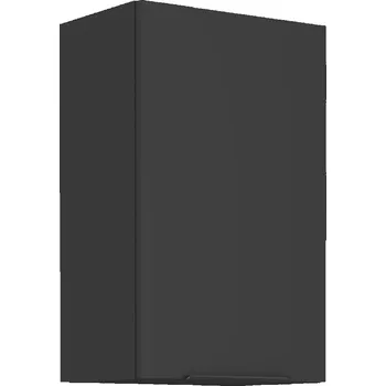 Kuchyňská skříňka SIENA | horní skříňka 45 G-72 1F s policemi | 45 cm | UNI dvířka | černá