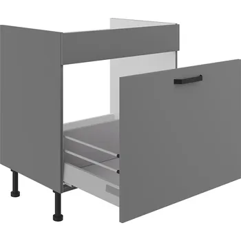 NESSANT se | dolní skříňka 80 ZL 1S dřezová s výsuvem | 80 cm | šedá