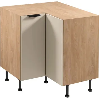 Kuchyňská skříňka SORENTO pz | dolní skříňka D90N rohová | 90x90 cm | UNI provedení | puccini/béžová