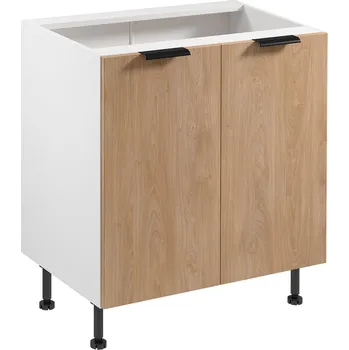 Kuchyňská skříňka SORENTO bp | dolní skříňka D80 s dvířky | 80 cm | bílá/puccini