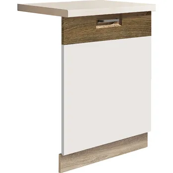 Kuchyňská skříňka FAVORIT r | dvířka na myčku FR-ZM 60 | 60x82 cm | ribbeck/bílá lesk