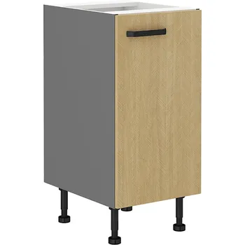 Kuchyňská skříňka SCANDI sc | dolní skříňka 40 D 1F s policí | 40 cm | šedá/rybí kost