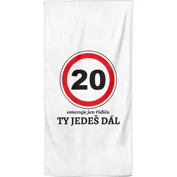 Osuška se značkou 20 - Ty jedeš dál