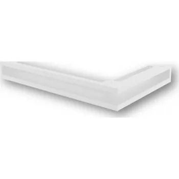 Větrací mřížka Nordflam krbová mřížka AERO pravá 58x38x9cm - bílá