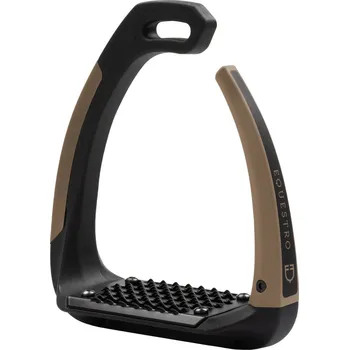 EQUESTRO Třmeny Supernova Junior Equestro, 10 cm, pár, walnut