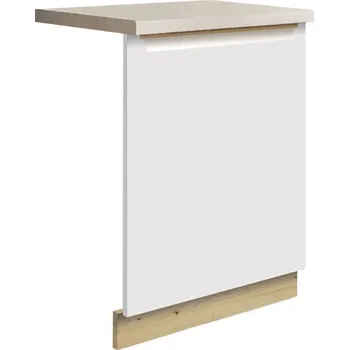 Kuchyňská skříňka GLAMOUR b | dvířka na vestavnou myčku GLA-zm60 | bílá mat