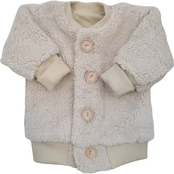 Kazum Dětská hřejivá bundička/mikina medvídek, béžová, 56/62 Velikost: 56/62 (0-3m)