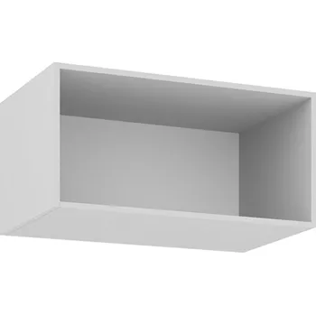 Šatní skříň FOX b | otevřený nástavec 80 | bílá | do systému FOX