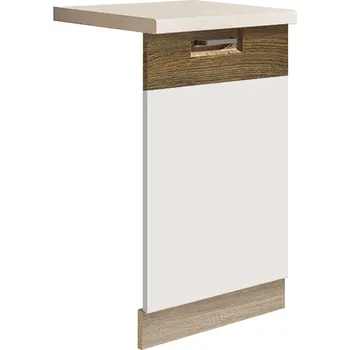 Kuchyňská skříňka FAVORIT r | dvířka na myčku FR-ZM 45 | 45x82 cm | ribbeck/bílá lesk