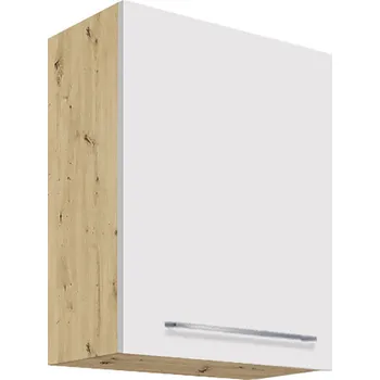 Kuchyňská skříňka CREATIVA wh | horní skříňka CRE-33G s policemi | 50 cm | VÝBĚR KORPUSU | bílá lesk