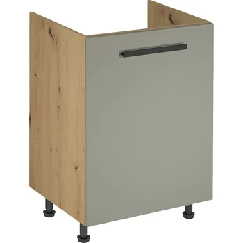 Kuchyňská skříňka LANGEN bu | dolní skříňka D60Z na dřez | s úchytem | UNI provedení | béžová