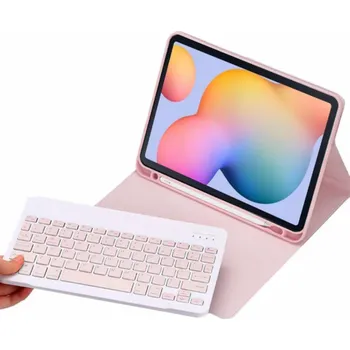 Pouzdro na tablet Strado s klávesnicí pro Samsung Galaxy Tab S6 Lite - CFS6L (růžová)