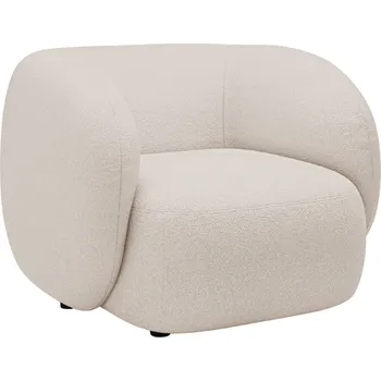 Křeslo Micadoni Béžové bouclé křeslo Kate