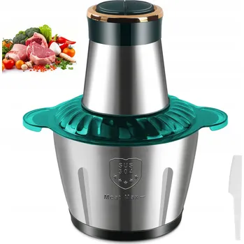 Kuchyňský mlýnek ELEKTRICKÝ MLÝNEK NA MASO 2L 300W 2 RYCHLOSTI NA OVOCE A ZELENINY