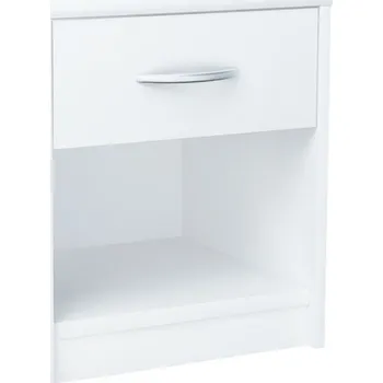 Noční stolek Noční stolek Meble Bestseller SN01 39 x 35 x 45 cm bílý