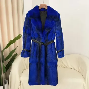 Dámský kabát Best Fashion Kožený kabát s leopardím vzorem a kožešinovou podšívkou Velikost: S, Barva (Varianta): 3-3