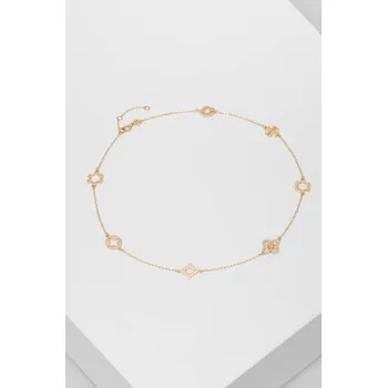 Náhrdelník Náhrdelník Tory Burch Kira Clover "153710.720" zlatá GLD, vel. ONE SIZE