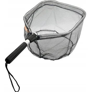 Podběrák MUŠKAŘSKÝ PODBĚRÁK S PSTRUHY, PŘÍVLAČKA NECO ZÁKLADNA 40 CM