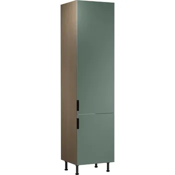 Kuchyňská skříňka SORENTO bg | vysoká skříňka D60ZLN na vestavnou lednici | 60 cm | UNI | baltic/zelená