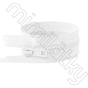 Zip Zip kostěný dělitelný VISLON® bílá 60 cm YKK