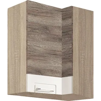 ECONO wh | horní skříňka ECO-44G rohová | 70x40 cm | san remo/bílá lesk | VÝBĚR KORPUSU
