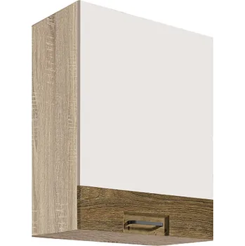 Kuchyňská skříňka FAVORIT r | horní skříňka FR-33G policová | 50 cm | ribbeck/bílá lesk | VÝBĚR KORPUSU