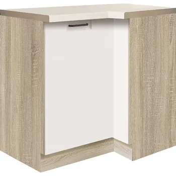Kuchyňská skříňka FAVORIT w | dolní skříňka FW-15D rohová | 100x70 cm | bílá lesk | VÝBĚR KORPUSU