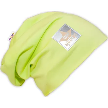 Kojenecký body Bavlněná čepička Baby Nellys ® - limetka Velikost: 104-128 (3-7r)