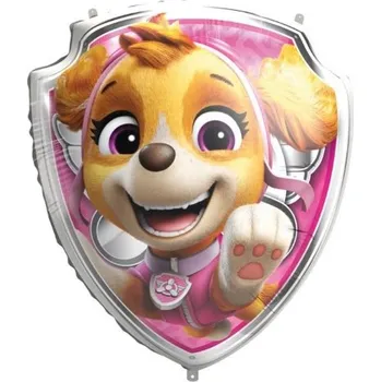 Balónek Fóliový balonek Tlapková patrola – Skye štít 68 × 75 cm