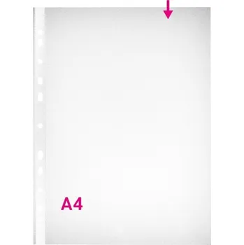 Prospektový obal A4 "U" - čirý - 10 ks - 10329548