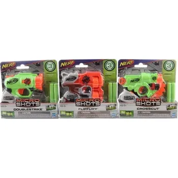 Dětská zbraň Hasbro NERF Microshots Zombie Strike set blaster + 2 šipky 3 druhy