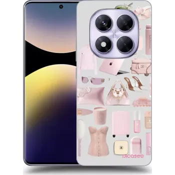 Pouzdro na mobilní telefon Picasee silikonový černý obal pro Xiaomi Redmi Note 14 Pro 5G - Glam Babe