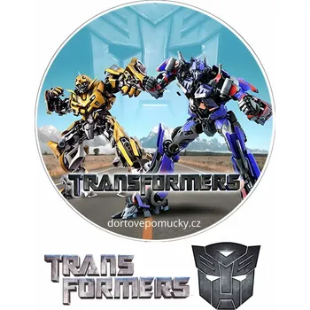 Jedlá dekorace na dort Transformers č.5 jedlý papír