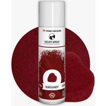 Potravinářské barvivo Food Colours sametový sprej Burgundy (250 ml)