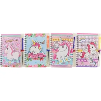 Zápisník Zápisník s propiskou jednorožec
