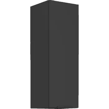 Kuchyňská skříňka SIENA | horní skříňka 30 G-90 1F s policemi | 30 cm | UNI dvířka | VYSOKÁ | černá