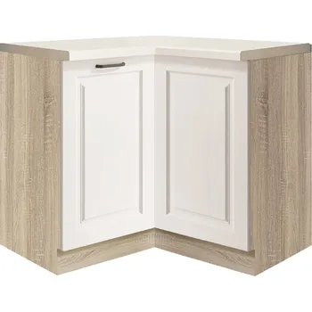 Kuchyňská skříňka SMART b | dolní skříňka SM-16D rohová | 90x90 cm | VÝBĚR KORPUSU | bílá mat