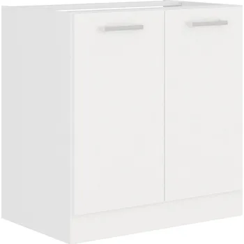 Kuchyňská skříňka EKO WHITE | dolní skřínka 80D 2F s policí | 80 cm | bílá mat
